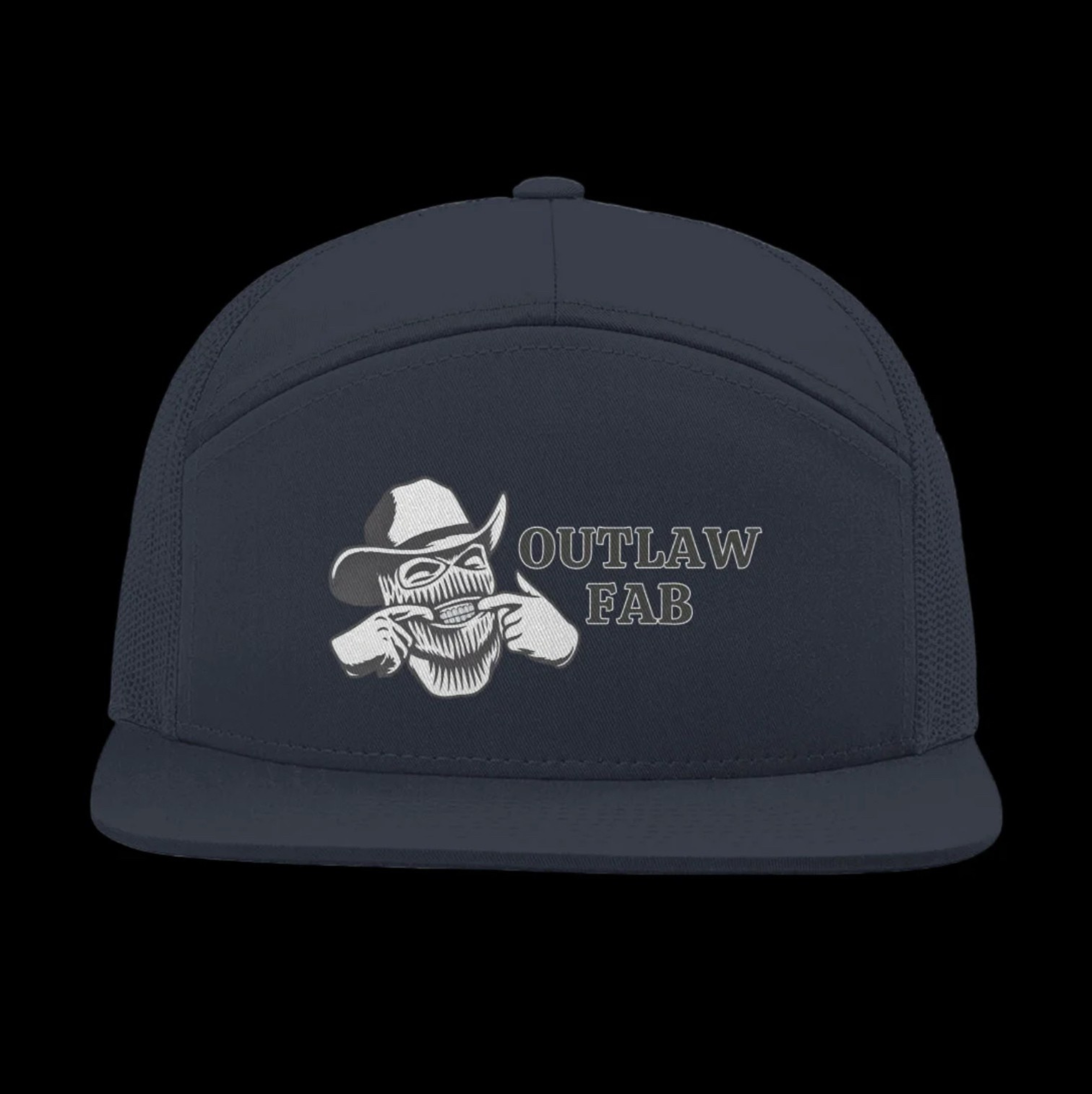 Outlaw Fab Navy Seven-Panel Trucker hat